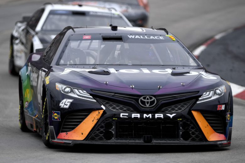 Bubba Wallace drives at Martinsville