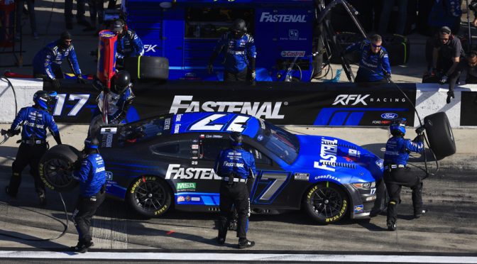 Featured Image for Tire carrier for No. 17 RFK Racing Ford injured during pit stop at Phoenix