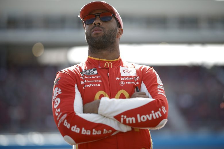 AVONDALE, ARIZONA - NOVEMBER 05: Bubba Wallace, driver of the #45 McDonald's Toyota, looks on during qualifying for the NASCAR Cup Series Championship at Phoenix Raceway on November 05, 2022 in Avondale, Arizona. (Photo by Jared C. Tilton/Getty Images) | Getty Images