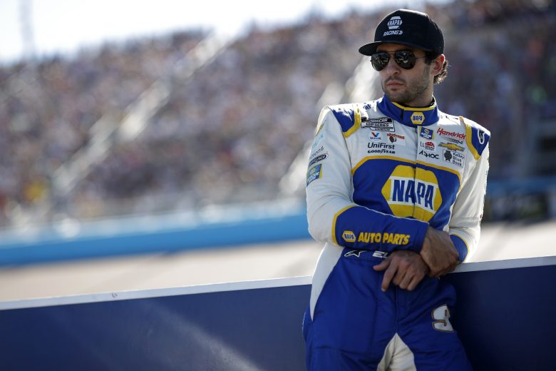 AVONDALE, ARIZONA - NOVEMBER 06: Chase Elliott, driver of the #9 NAPA Auto Parts Chevrolet, waits on the grid prior to the NASCAR Cup Series Championship at Phoenix Raceway on November 06, 2022 in Avondale, Arizona. (Photo by Chris Graythen/Getty Images) | Getty Images