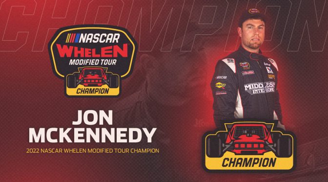 ‘Never give up’ attitude helps Jon McKennedy capture NASCAR Whelen Modified Tour championship