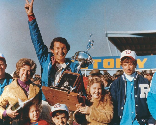 Richard Petty celebrates 1971 Daytona 500