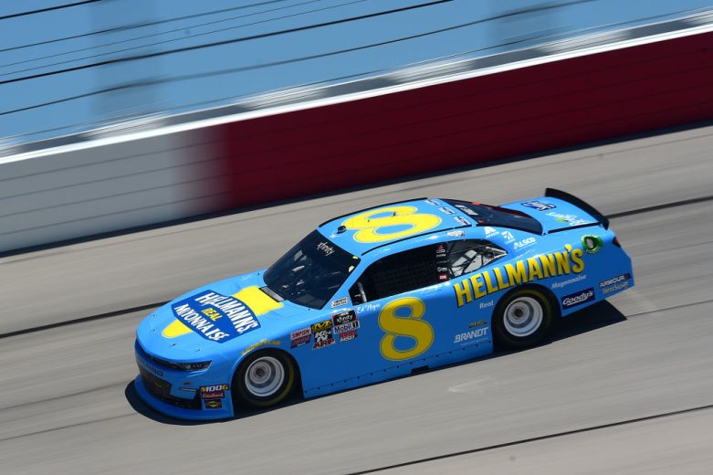 DARLINGTON, SOUTH CAROLINA - AUGUST 30: Dale Earnhardt Jr. drives the #8 Hellmann's Chevrolet during practice for the NASCAR Xfinity Series Sport Clips Haircuts VFW 200 at Darlington Raceway on August 30, 2019 in Darlington, South Carolina. (Photo by Jared C. Tilton/Getty Images) | Getty Images