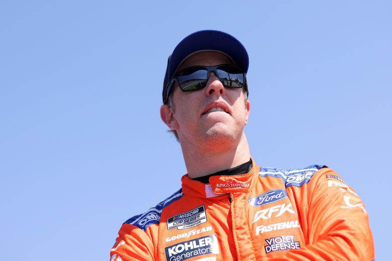 FORT WORTH, TEXAS - SEPTEMBER 24: Brad Keselowski, driver of the #6 RoushParts.com Ford, looks on during practice for the NASCAR Cup Series Auto Trader EchoPark Automotive 500 at Texas Motor Speedway on September 24, 2022 in Fort Worth, Texas. (Photo by Jonathan Bachman/Getty Images) | Getty Images