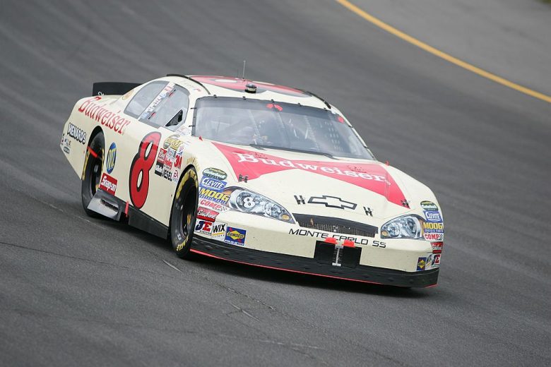 BROOKLYN, MI - JUNE 18:  Dale Earnhardt Jr., drives the #8 Budweiser Chevrolet during the NASCAR Nextel Cup Series 3M Performance 400 at Michigan International Speedway June 18, 2006 in Brooklyn, Michigan.  (Photo by Harry How/Getty Images) | Getty Images