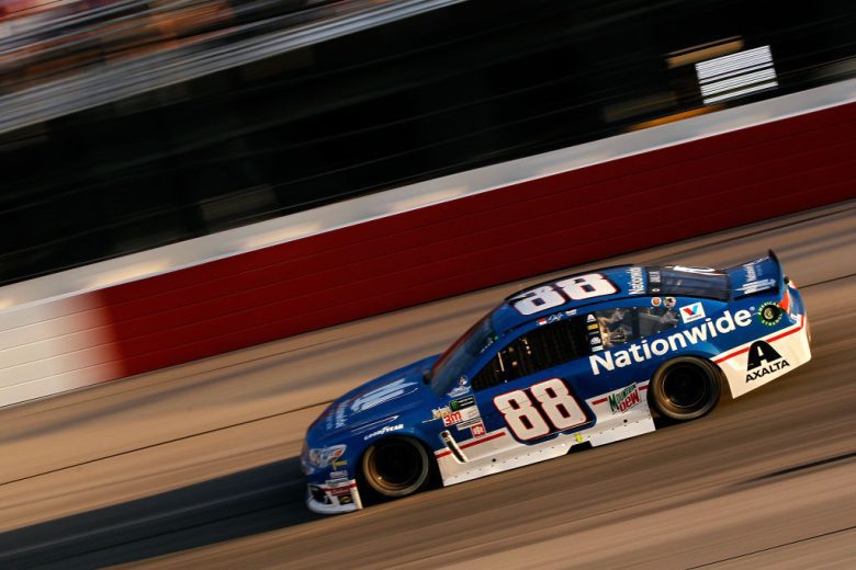 DARLINGTON, SC - SEPTEMBER 03:  Dale Earnhardt Jr. drives the #88 Nationwide Throwback Chevrolet during the Monster Energy NASCAR Cup Series Bojangles' Southern 500 at Darlington Raceway on September 3, 2017 in Darlington, South Carolina.  (Photo by Brian Lawdermilk/Getty Images) | Getty Images