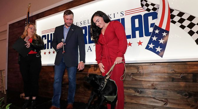 A Hero’s Homecoming: Checkered Flag Foundation awards fifth service canine to deserving service member this Veterans Day