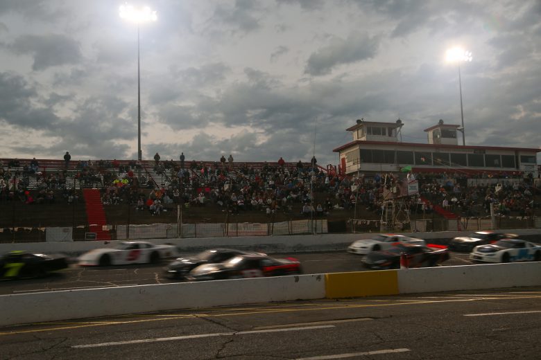 Action during the Fall Brawl at Hickory Motor Speedway on November 12, 2022. (Adam Fenwick/NASCAR)