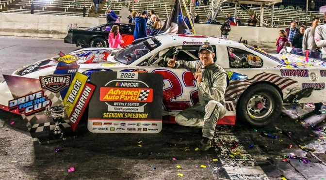 Featured image for After years of racing for first championship, Mark Jenison wins two at Seekonk Speedway