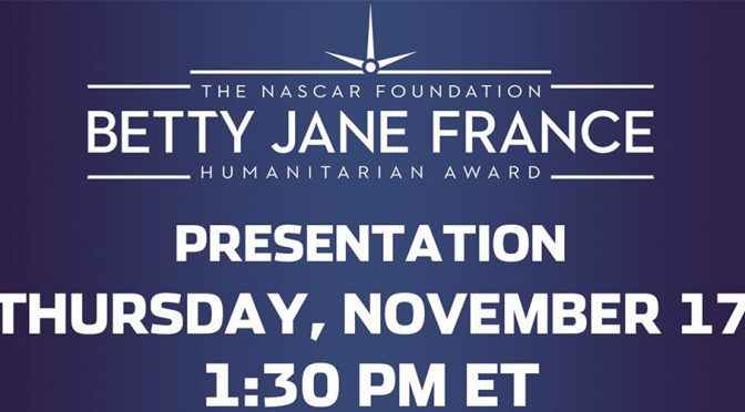 Featured image for Tune in: Find out who wins 2022 Betty Jane France Humanitarian Award