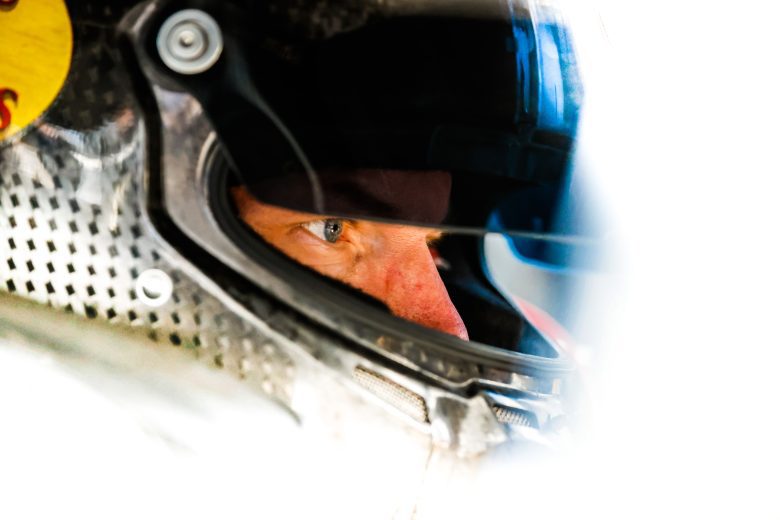 Dale Earnhardt Jr., driver of the #3 Bass Pro Shops Chevrolet prepares to race during the 30th South Carolina 400 Charlie Powell Memorial in Florence, South Carolina on November 19, 2022. (Jaylynn Nash/NASCAR)