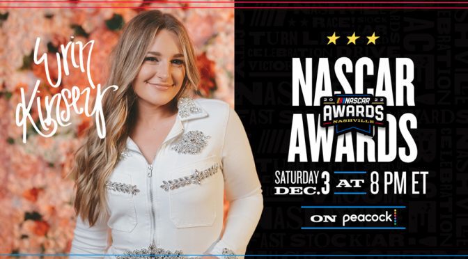 Rising music star Erin Kinsey to perform at the 2022 NASCAR Awards