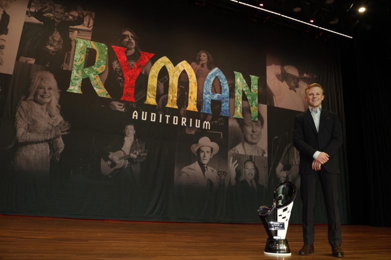 NASHVILLE, TENNESSEE - DECEMBER 01: 2022 NASCAR Xfinity Series Champion Ty Gibbs poses for a photo at the Ryman Auditorium on November 30, 2022 in Nashville, Tennessee. (Photo by Sean Gardner/Getty Images) | Getty Images