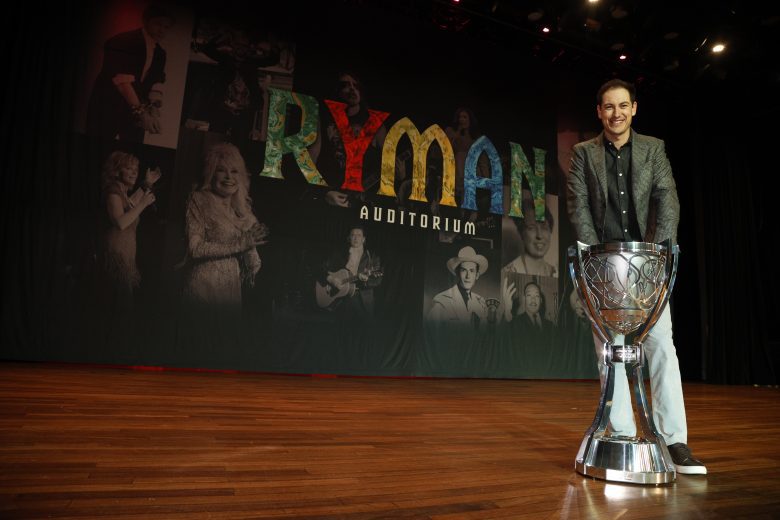 NASHVILLE, TENNESSEE - DECEMBER 01: 2022 NASCAR Cup Series Champion Joey Logano Poses for a photo at the Ryman Auditorium on November 30, 2022 in Nashville, Tennessee. (Photo by Sean Gardner/Getty Images) | Getty Images