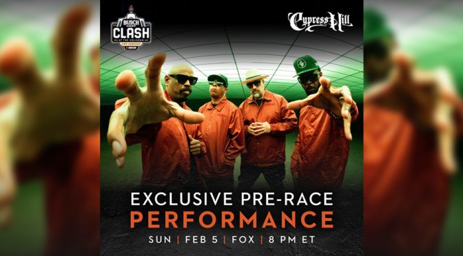 Cypress Hill setting the stage with pre-race performance before 2023 Busch Light Clash