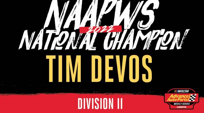Featured image for ‘Best year ever’ leads to first national championship for Berlin Raceway’s Tim DeVos