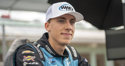 Carson Hocevar looks on at Homestead