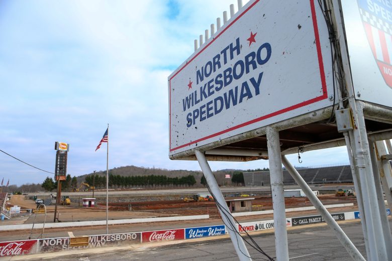 North Wilkesboro Speedway construction update NASCAR