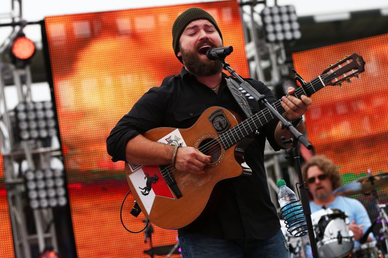 DAYTONA BEACH, FL - FEBRUARY 24: Singer/musician Zac Brown of the Zac Brown Band performs prior to the NASCAR Sprint Cup Series Daytona 500 at Daytona International Speedway on February 24, 2013 in Daytona Beach, Florida. (Photo by Jonathan Ferrey/Getty Images)