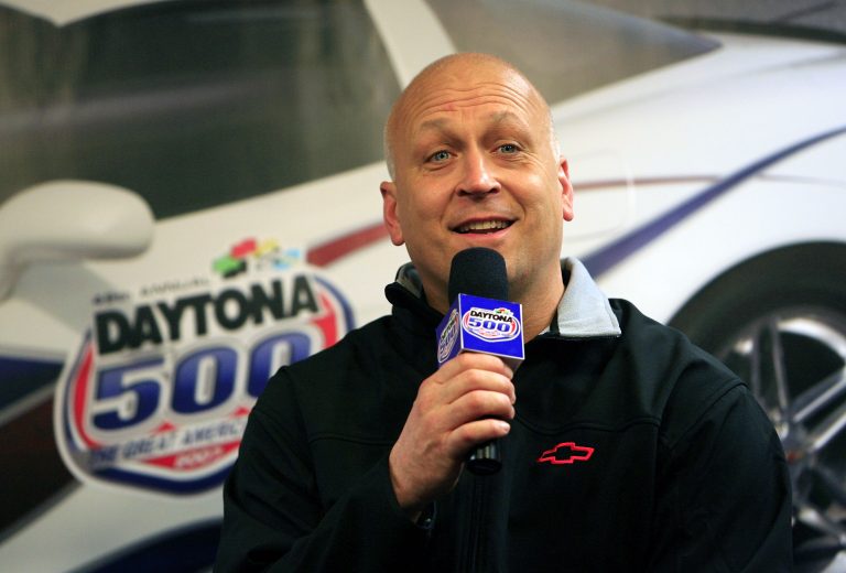 DAYTONA, FL - FEBRUARY 18: Former MLB player Cal Ripken speaks during a press conference before the NASCAR Nextel Cup Series Daytona 500 at Daytona International Speedway on February 18, 2007 in Daytona, Florida. (Photo by Jamie Squire/Getty Images for NASCAR)