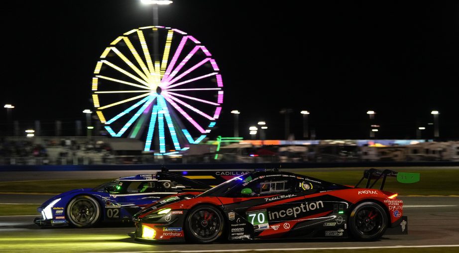 #70: Inception Racing, McLaren 720S GT3, GTD: Brendan Iribe, Frederik Schandorff, Ollie Millroy, Marvin Kirchhöfer, #02: Cadillac Racing, Cadillac V-LMDh, GTP: Earl Bamber, Alex Lynn, Richard Westbrook
