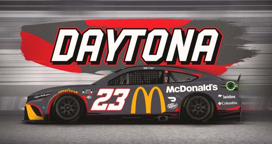 Graphic of Bubba Wallace's Daytona 500 paint scheme