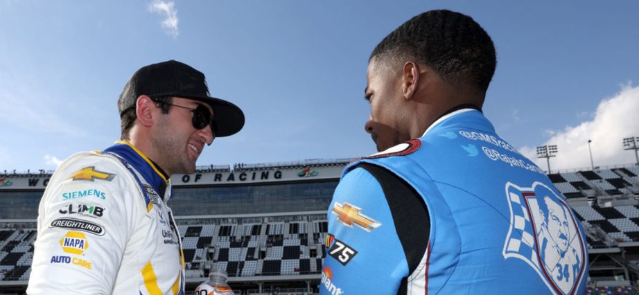 Chase Elliott and Rajah Caruth talk