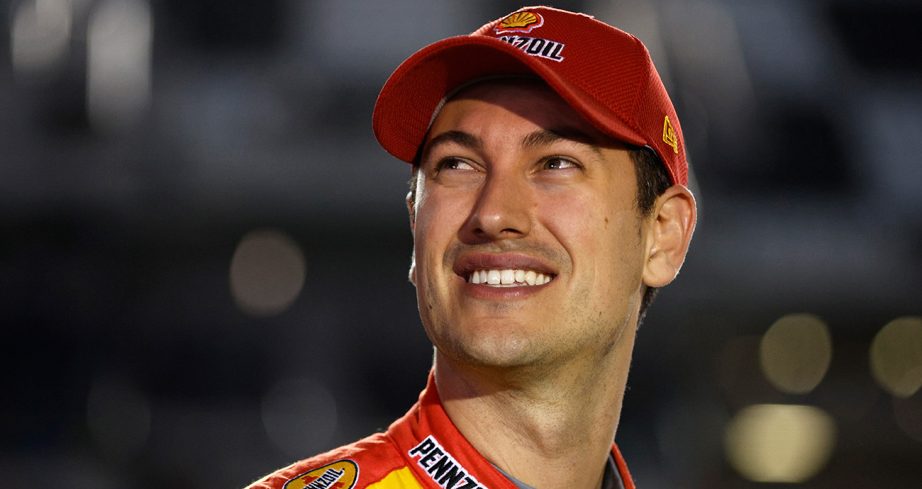 joey Logano smiling