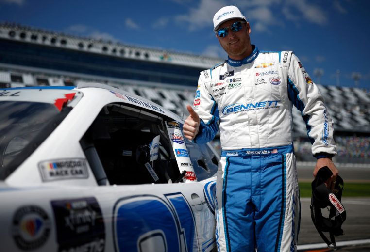 Austin Hill gives a thumbs up