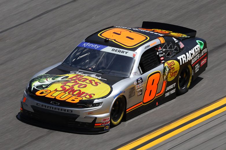 Josh Berry drives at Daytona