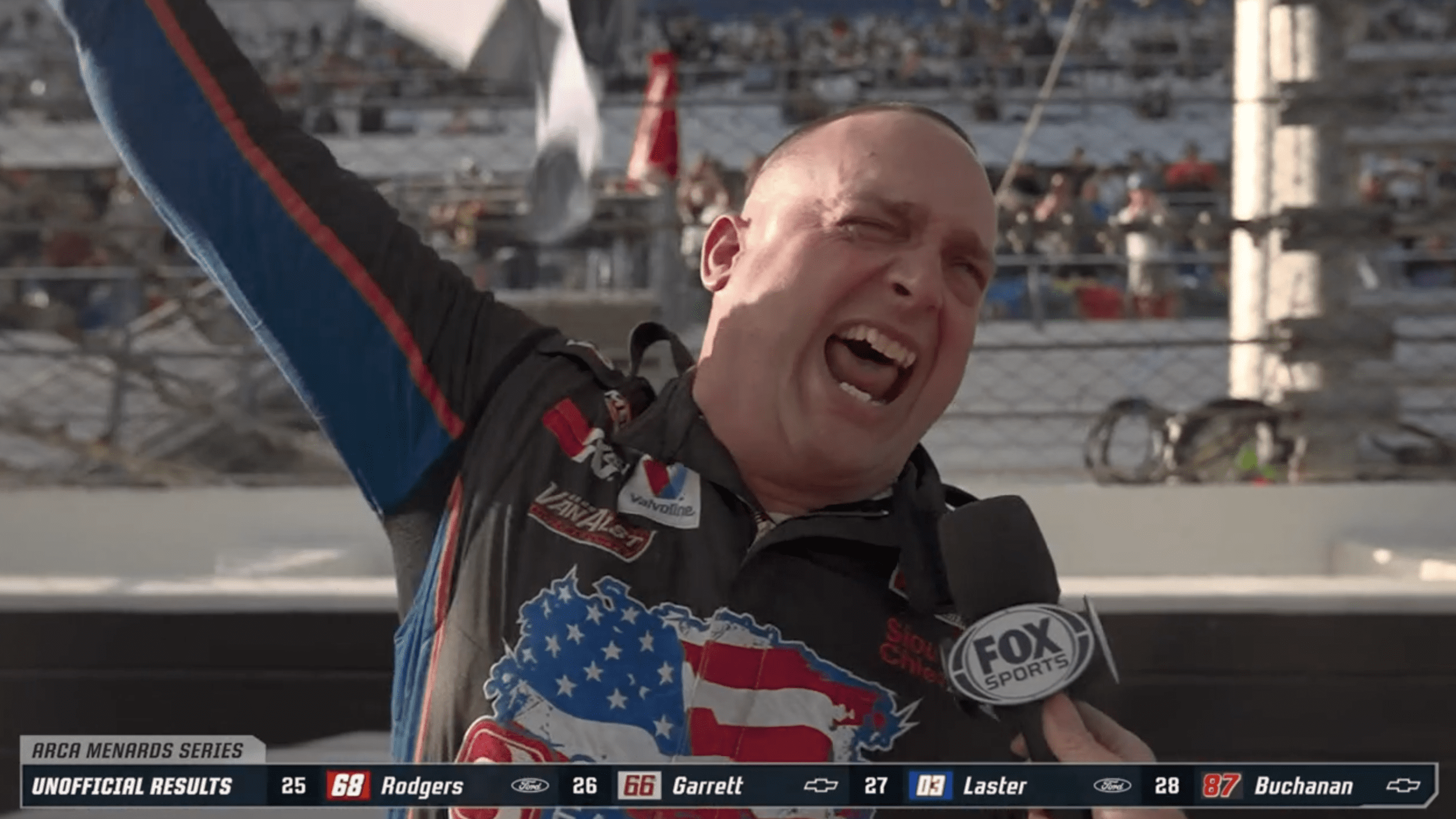 'This is for all the short-track racers!' Van Alst emotional | NASCAR