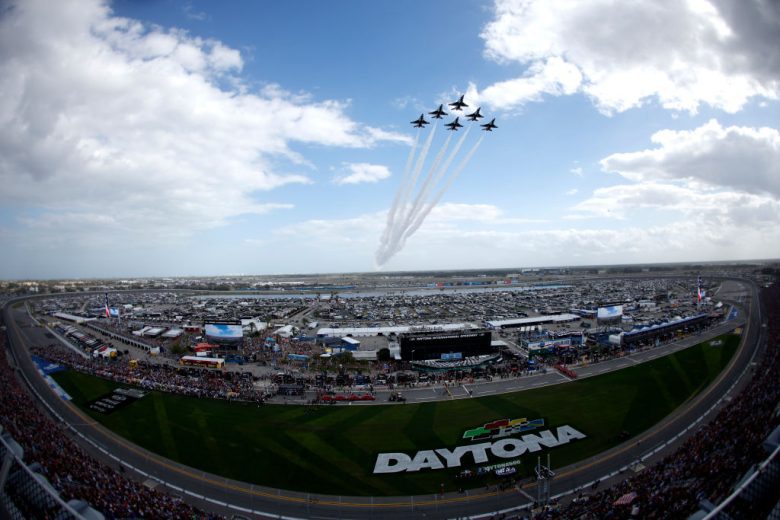 Thunderbirds fly over Daytona