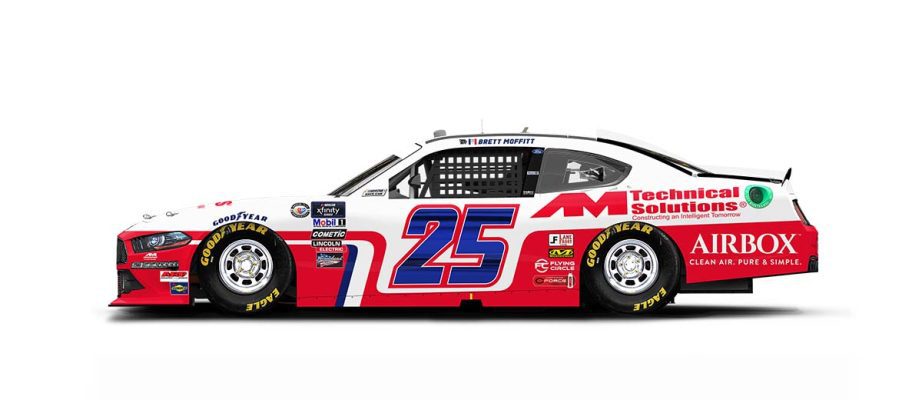 Brett Moffitt's No. 25 Ford