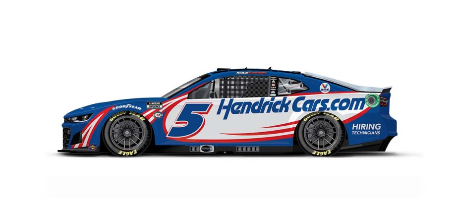 Kyle Larson's No. 5 Chevrolet
