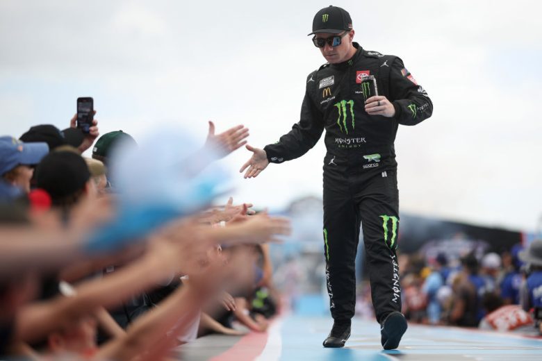 Tyler Reddick greets fans