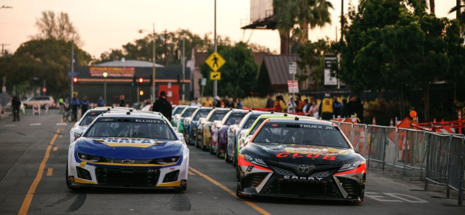 Cup cars lined up