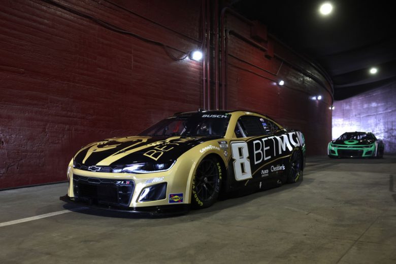 Kyle Busch exits the tunnel