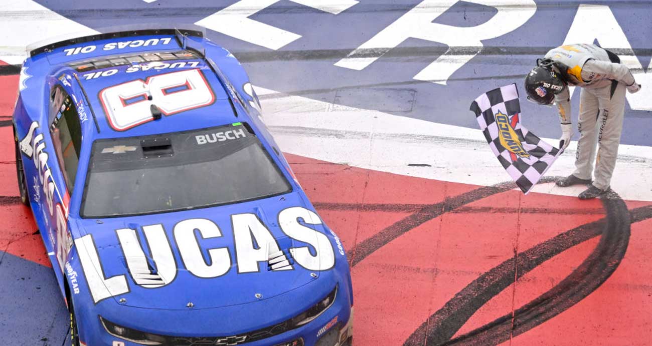 Kyle Busch on the origins of his celebratory bow NASCAR