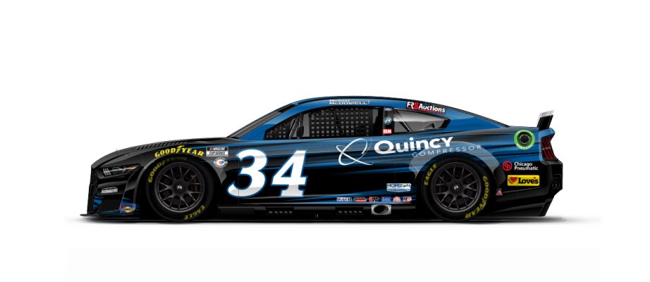 Michael McDowell's No. 34 Ford