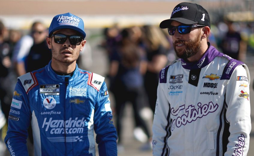 Ross Chastain and Kyle Larson talk
