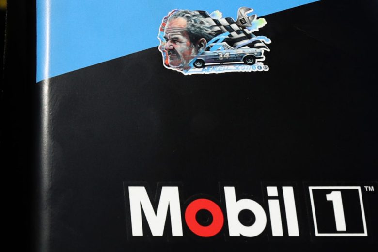 Detail view of Wendell Scott decal