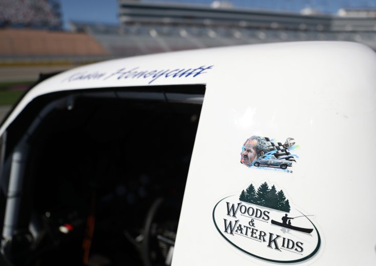 Detail view of Wendell Scott decal