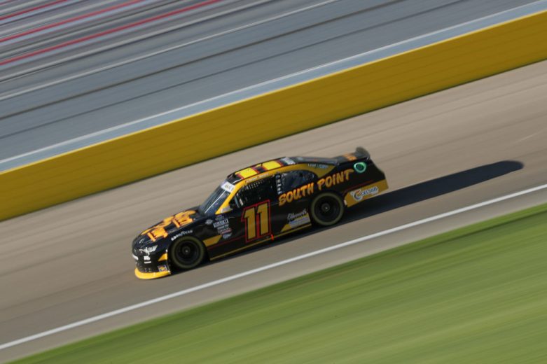 Daniel Hemric drives at Vegas