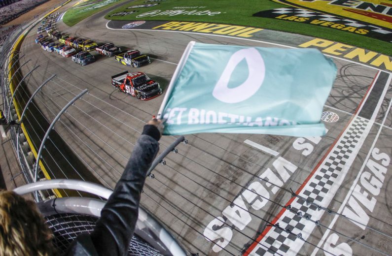 The green flag drops at Las Vegas