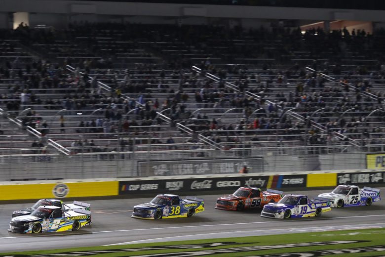 Trucks race at Vegas