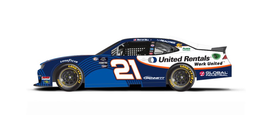 Austin Hill's No. 21 Chevrolet