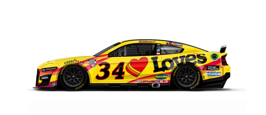 Michael McDowell's No. 34 Ford