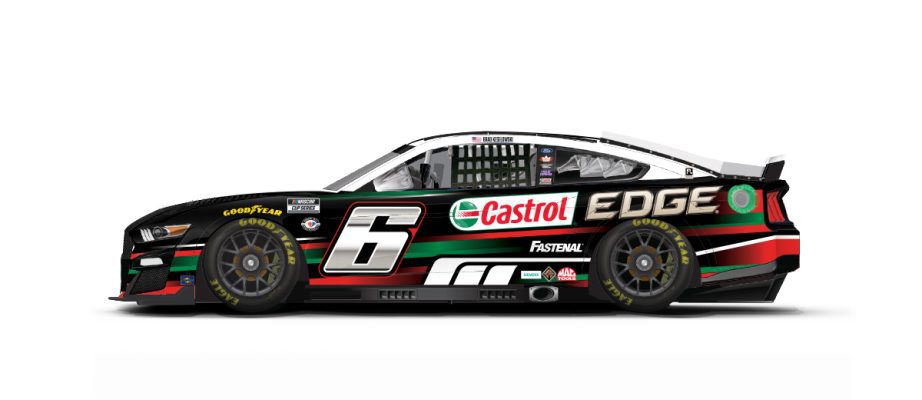 Brad Keselowski's No. 6 Ford