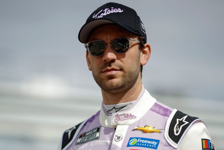 Daniel Suárez prepares to race at Las Vegas Motor Speedway.