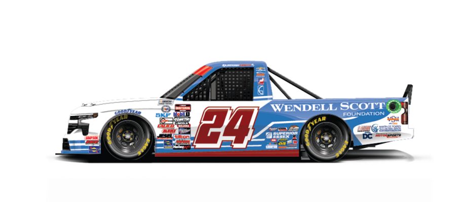 Rajah Caruth's No. 24 Chevrolet